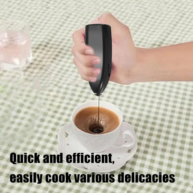Powerful Milk Frother Wand Electric  Handheld Egg Beater Coffee Beater Egg Frother For Cooking, Mixing Milk, Blending, Whisking