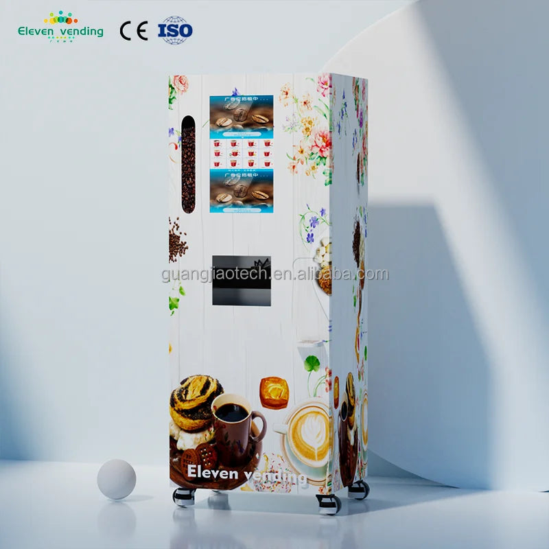 Automatic Fresh Ground Coffee Vending Machine and 24/7 On-Demand Premium Brew