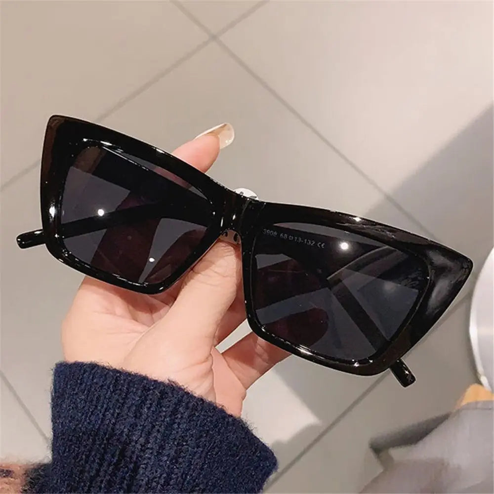 Trendy Cat Eye Sunglasses for Women/Men Retro Square Sun Glasses UV400 Protection Eyewear Summer Shades Fashion Accessories