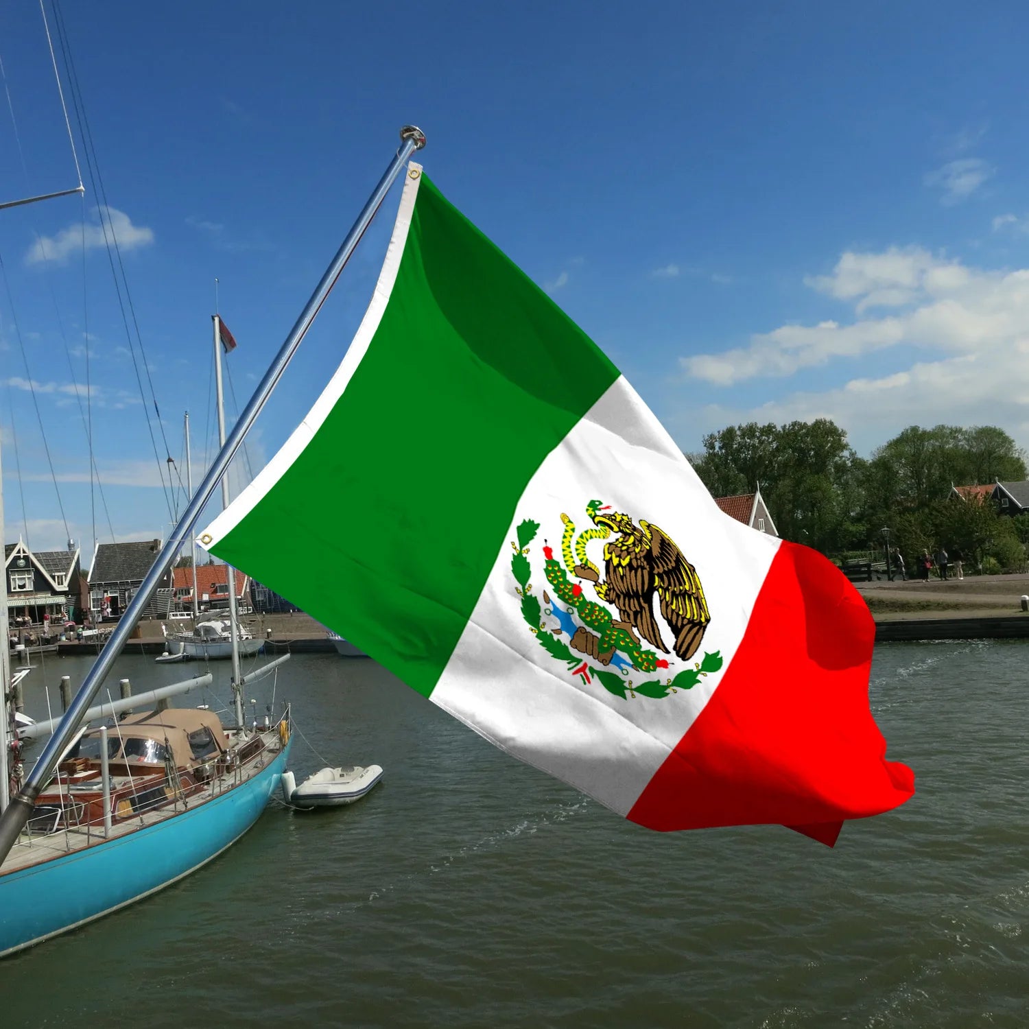 3x5 Mexico Flag - Polyester Mexican Flag with Brass Grommets