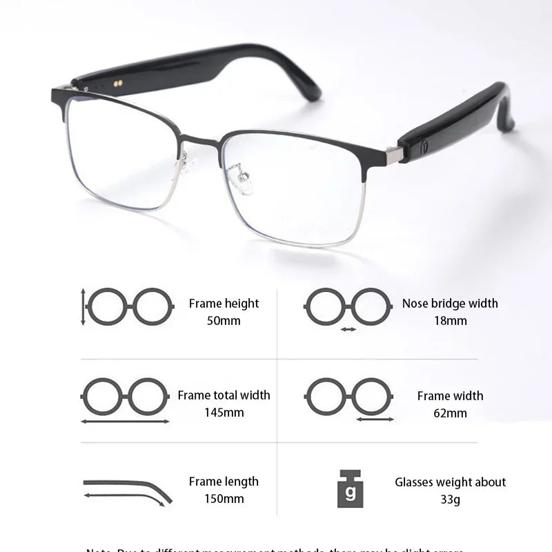 Good Intelligent AI Translation Glasses Headphones Interpretation Sunglasses 144 Language Real-time Conference Tool