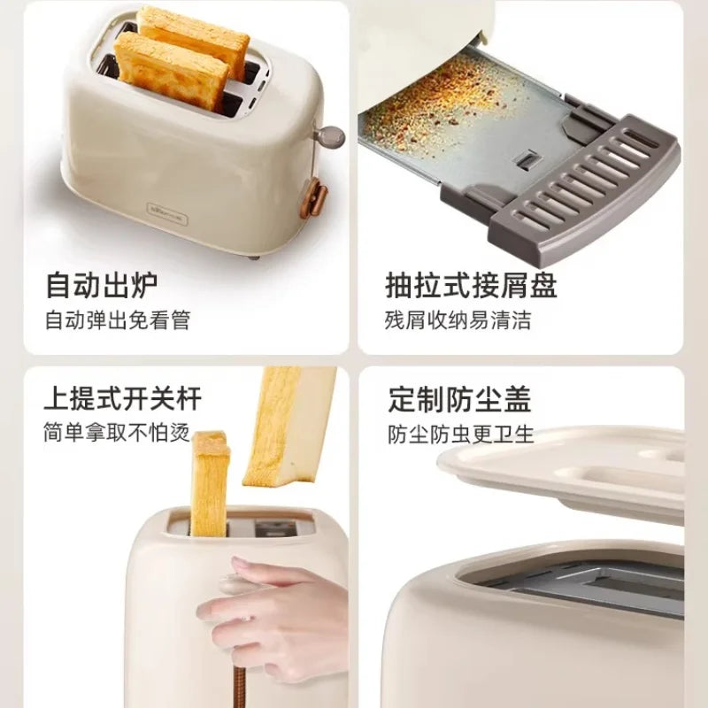 Automatic Bread Toaster Small Home Breakfast Sandwich Maker Toast Slice Heating Machine