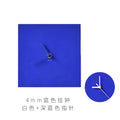 Klein Blue Modern Minimalist Metal Wall Clock Silent Creative Living Room Timepiece for Home Decor