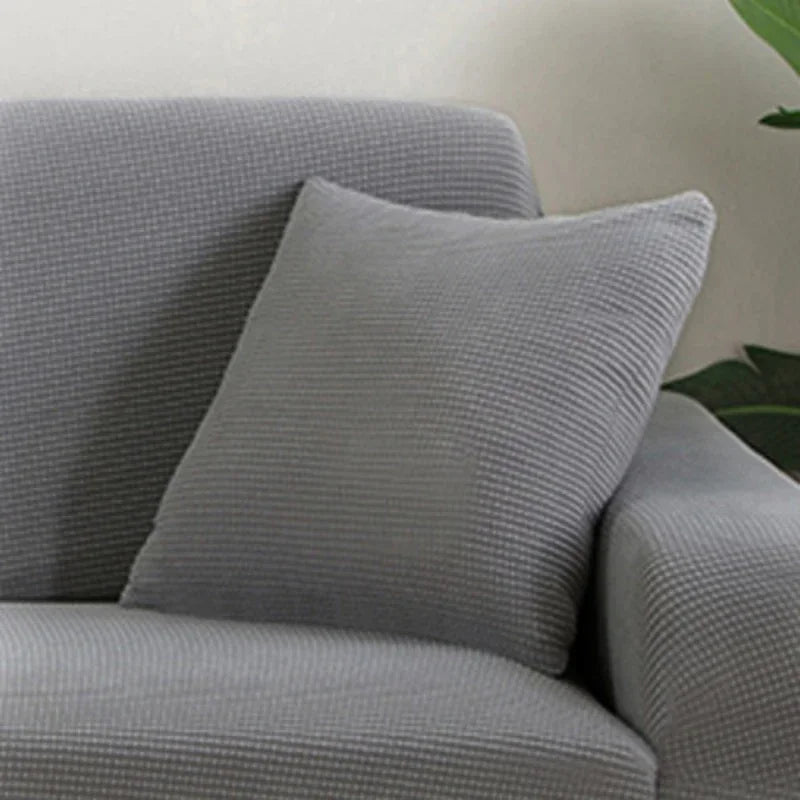Solid Color Corn Grain Cover Candy Color Pillow Cover for Sofa Office Waist Back Cover Home Decorative Pillowcase Decoration