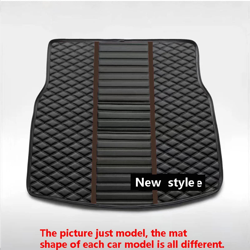 Custom Automotive Car Floor Mats For Mercedes W124 1985 1986 1987 1988 1989 Auto Luxury Leather Men Women Car Mats Full Coverage