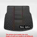 Custom Automotive Car Floor Mats For Mercedes W124 1985 1986 1987 1988 1989 Auto Luxury Leather Men Women Car Mats Full Coverage