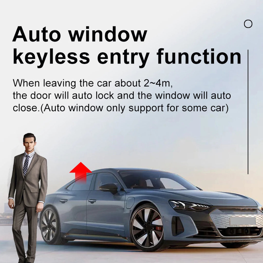 Car Remote Starter Key Simple  Smart LCD Key Keyless Entry Bluetooth 5.0 Connection for One Button Start Cars
