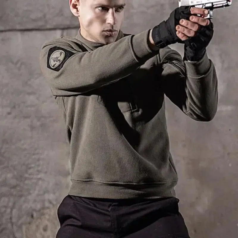 Men's Winter Tactical e Hoodies Military Hooded Ops Qual round Ne Sweatirt Comfortable Soft Fabric Streetwear Sle