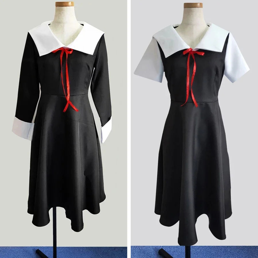Anime kaguya-sama: Love Is War Cosplay Shinomiya Kaguya Fujiwara Chika Costumes uniforme perruque femmes filles robe Costume