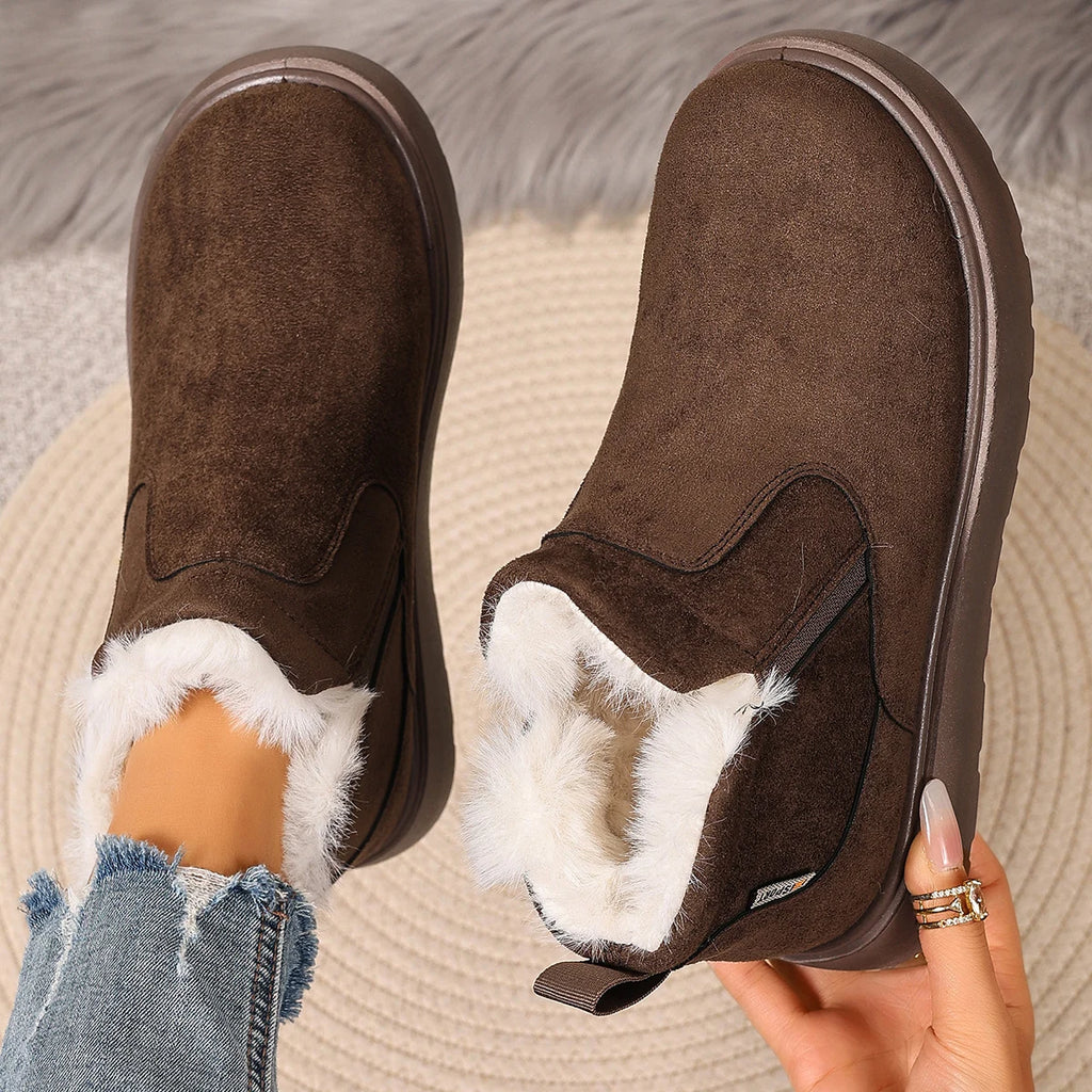 Women's 2025 Winter Cotton Shoes Comfortable and Warm Casual Versatile Thick-Soled Anti-Slip Durable Free Shipping Shoes