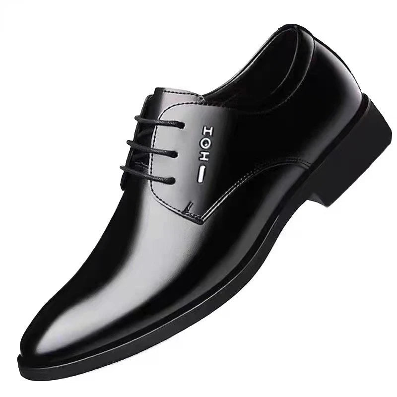 Elegant Men's Dress Shoes 2023 Summer Social Shoes Men's Fashion Elegant Formal Wedding Shoes Men's Set Office Oxford Shoe Men - Free Item Weekend (50% off).