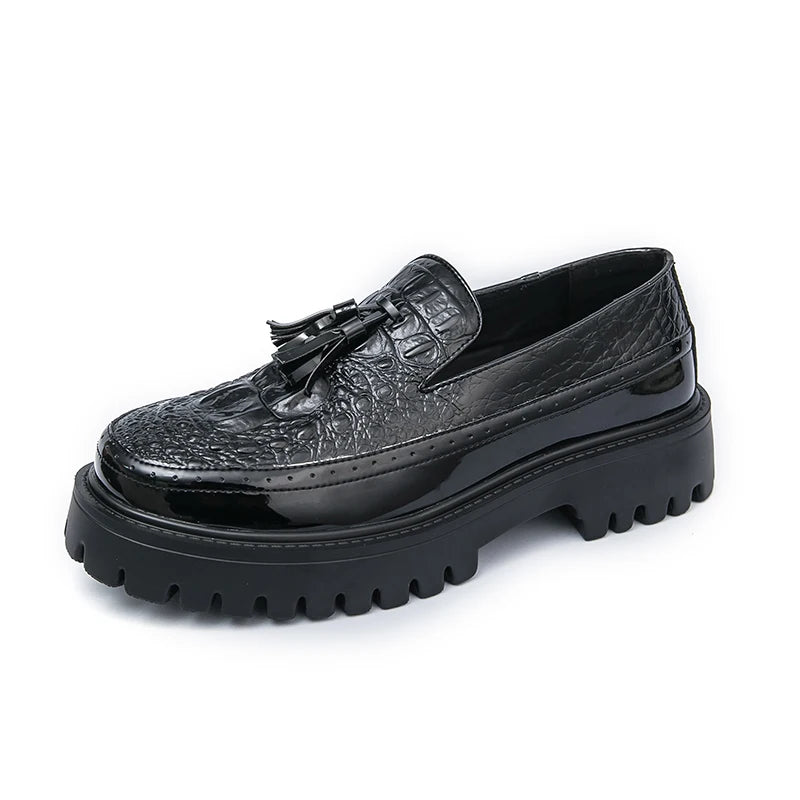Mens Loafers Shoes Slip on Dress Shoes for Men Patent Leather  Business Casual Driving Prom Party Wedding Comfortabl Shoes