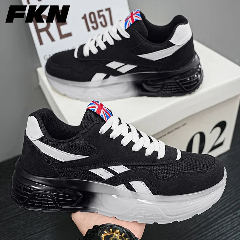 New men's sports running shoes platform leisure outdoor cushioning jogging shoes fashion boys and teenagers walking men's shoes