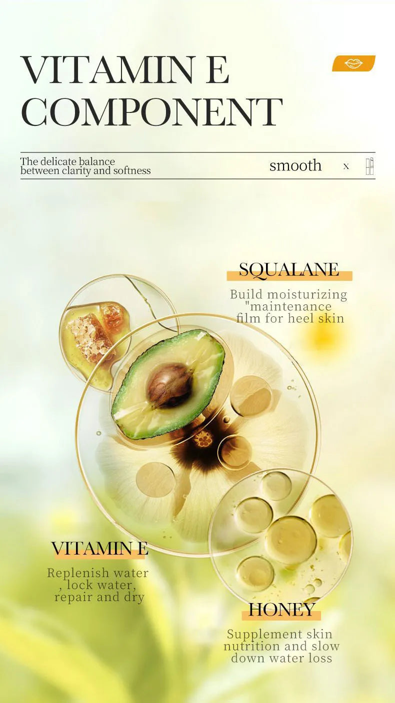 BIOAQUA Vitamin E Honey Lip Balm Moisturizing Anti Cracking Nourishing Nourishing Lipstick Lips Skin Care Products