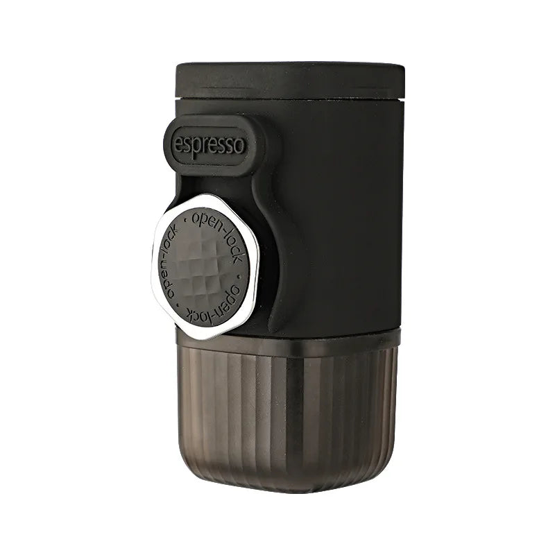 Portable hand pressed coffee machine coffee powder processing household travel outdoor small espresso machine