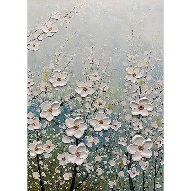 Painting By Numbers Abstract Plain Flowers For Adults Handmade On Canvas Gift Artwork Pictures Paint Set Coloring By Number