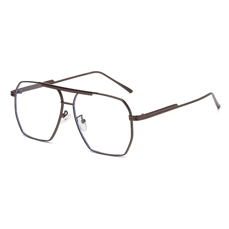 Business Style Metal-framed Glasses For Men And Women, Suitable For Driving Car Glasses2501