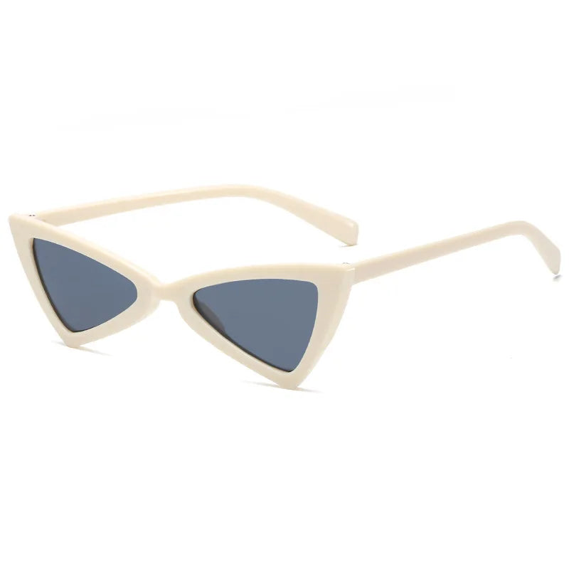 Car Driver Goggles Fashion Cute Sexy Ladies Cat Eye Sunglasses Women Vintage Retro Small Triangular Female Glasses UV Protection