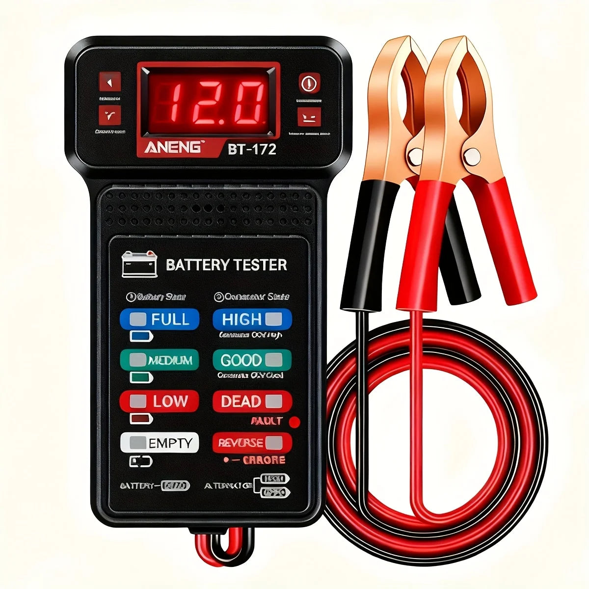 Battery Defect Detection Tool, Battery Health Assessment, Generator Condition Assessment, Battery Diagnostics, Power Equipment Maintenance, Compact Tester, Professional Tester, Reliable Performance, Voltage Tester, Maintenanc