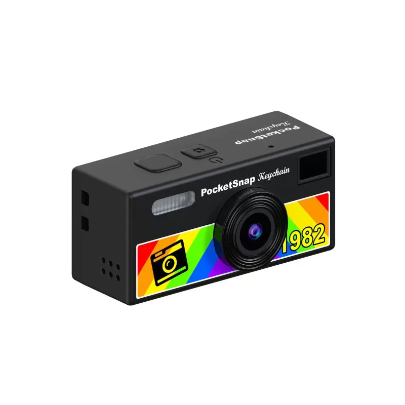 Retro Mini Keychain Camera 1080P HD Recorder Thumb Camera Built-in Flash 70.2° Wide Angle Lens CCD Camera with TFT LCD Screen
