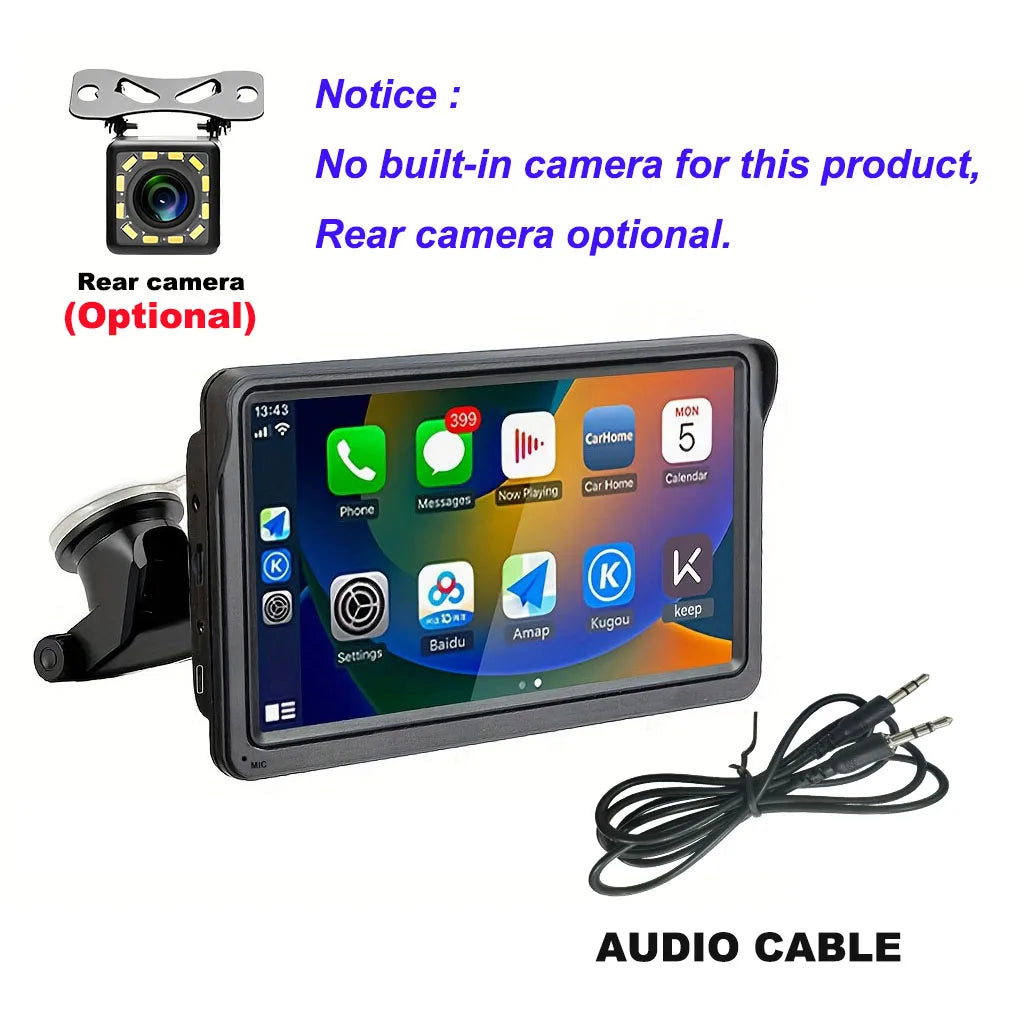 7 inch car stereo is convenient to integrate your smart phone via wired connection or wireless connection to carplay