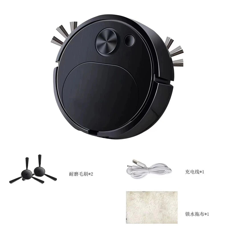 2026 NEW USB Sweeping Robot Vacuum Cleaner Mopping 3 In 1 Smart Wireless 1500Pa Dragging Cleaning Sweep Floor For Home Office