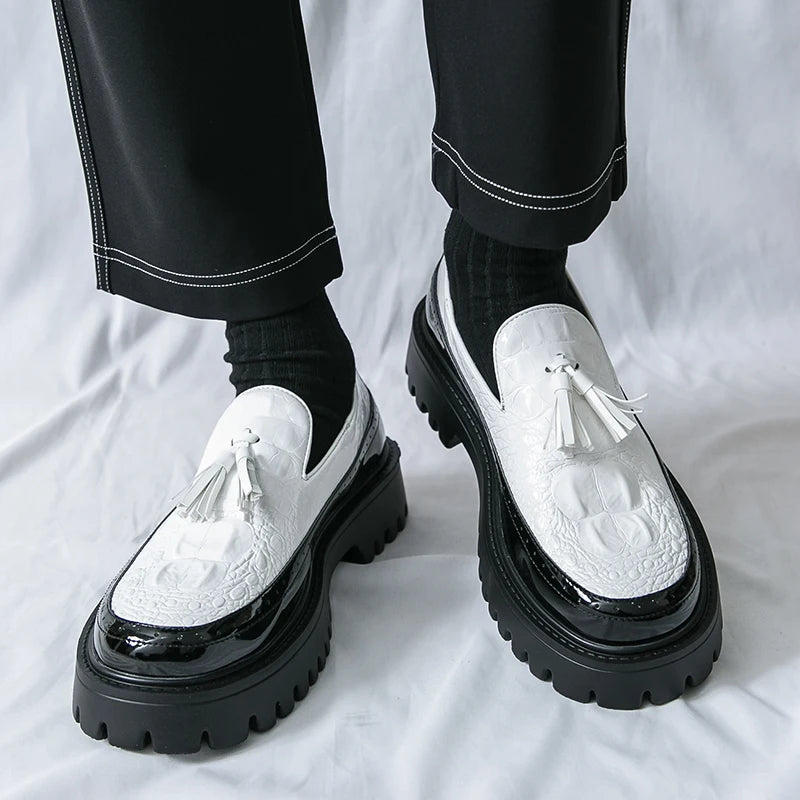 Mens Loafers Shoes Slip on Dress Shoes for Men Patent Leather  Business Casual Driving Prom Party Wedding Comfortabl Shoes