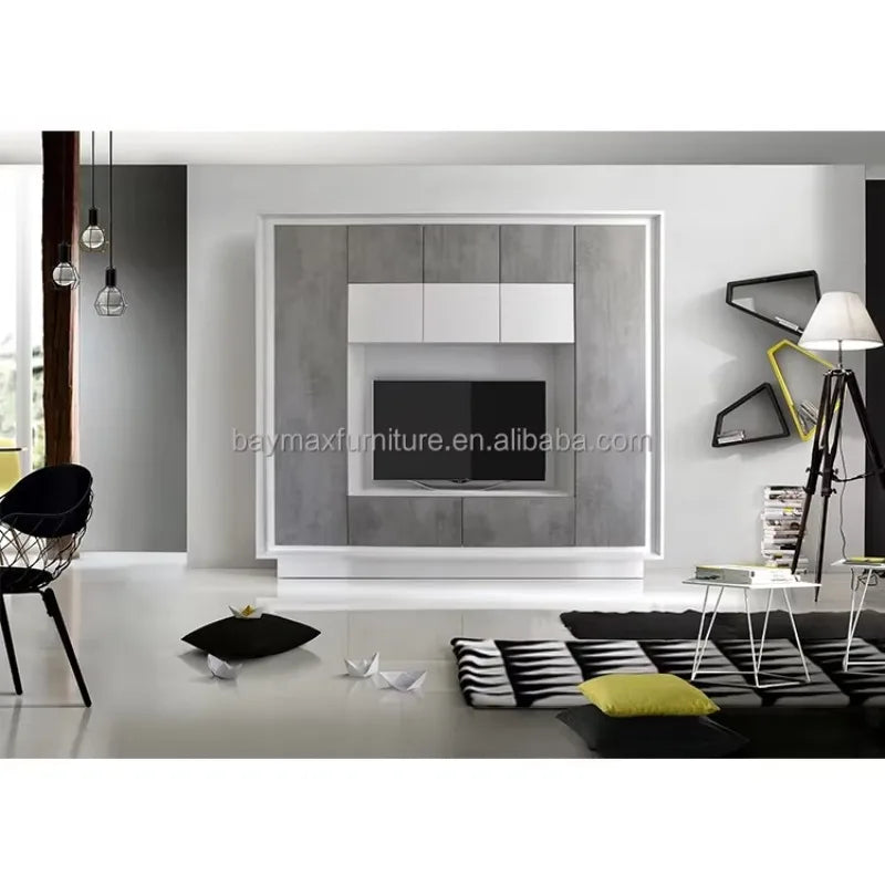 Professional customized tv cabinet living room furniture cabinet showcasedrawer type storage Living room cabinet