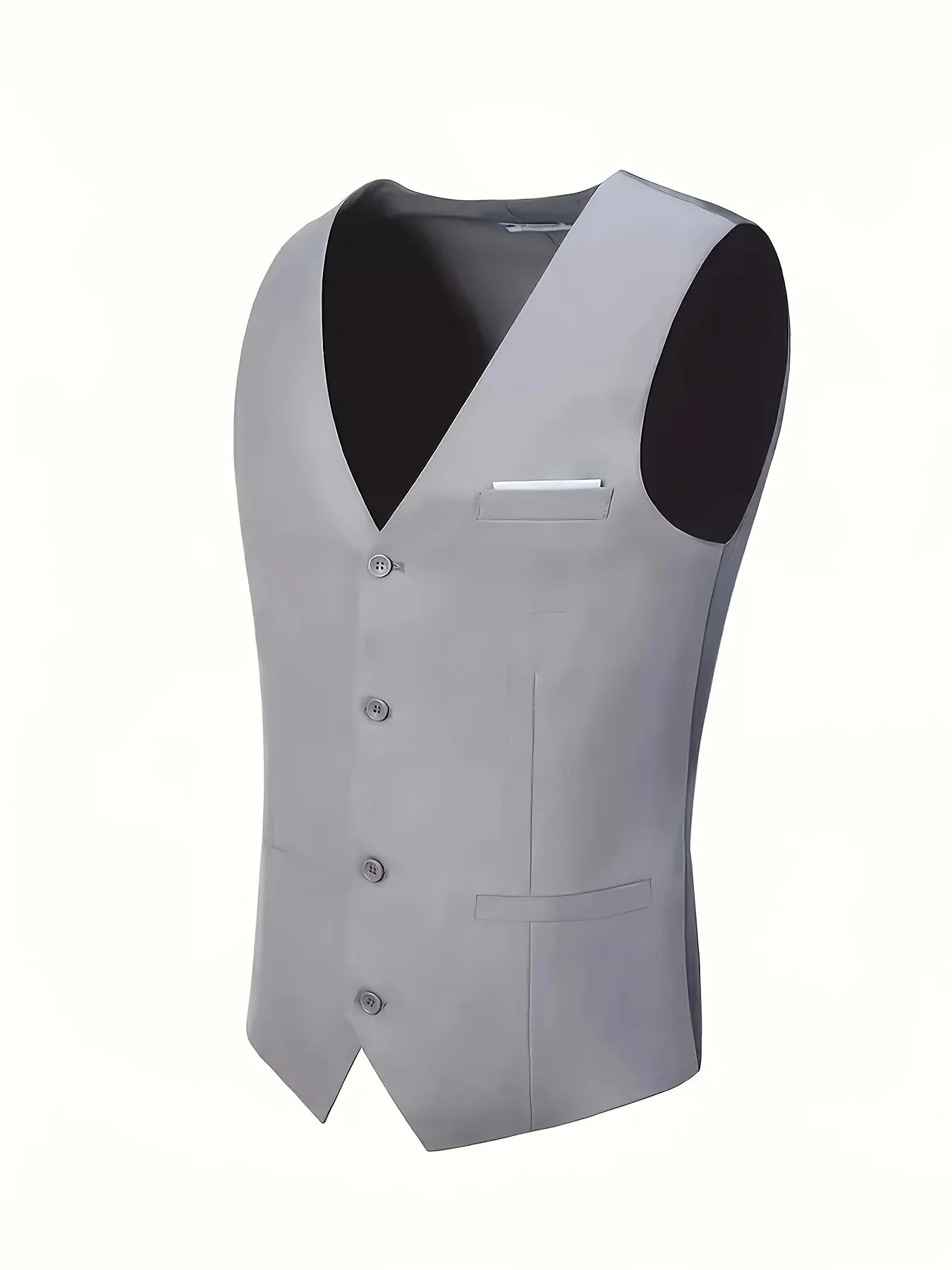 Men's three-piece suit, wedding outfit, suit and pants with vest, formal attire for important occasions.