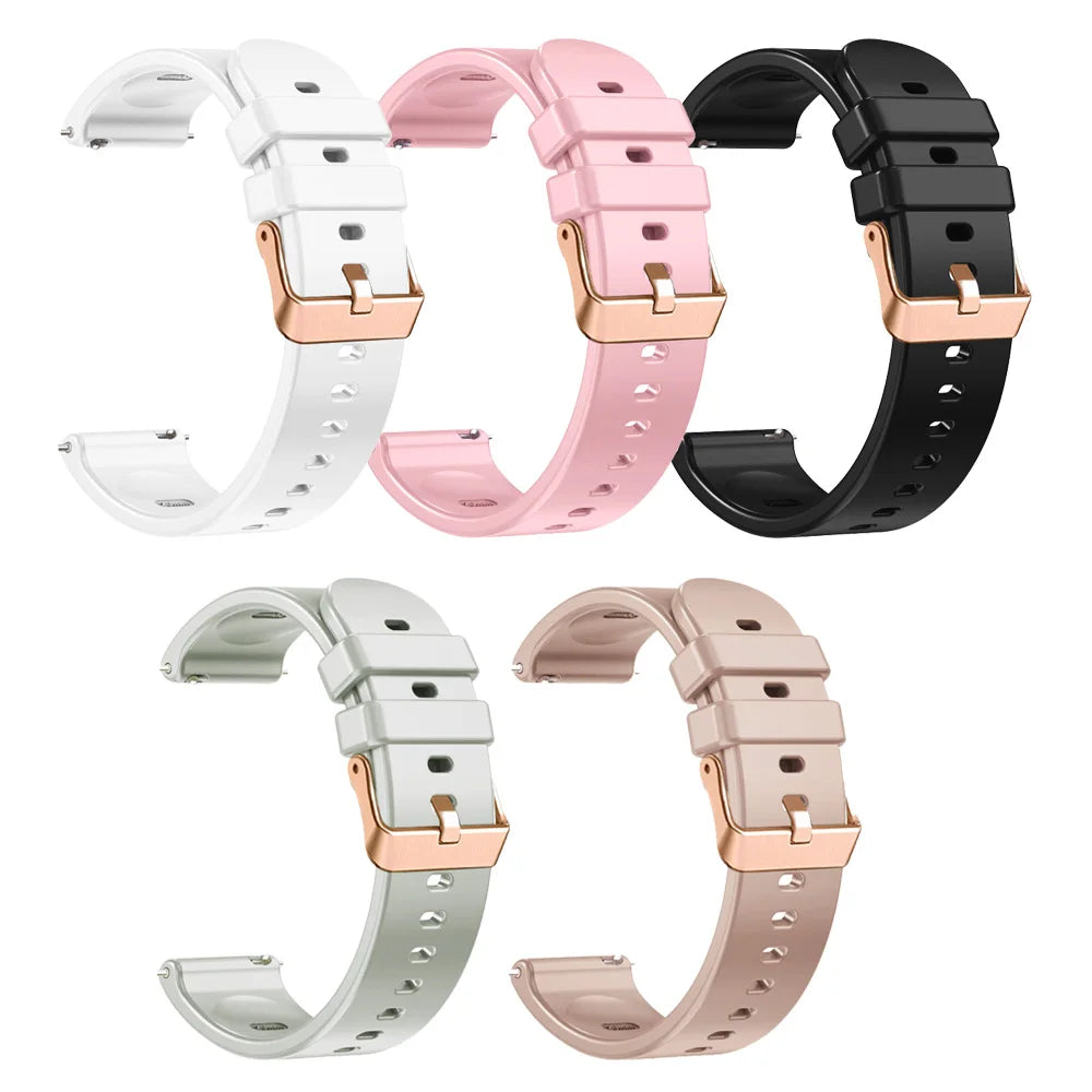 New Silicone Watchband For Zeblaze Lily 2 Strap Women Girls Replacement Smart Watchband For Zeblaze Lily2 Accessories Correa - Free Item Weekend (50% off).