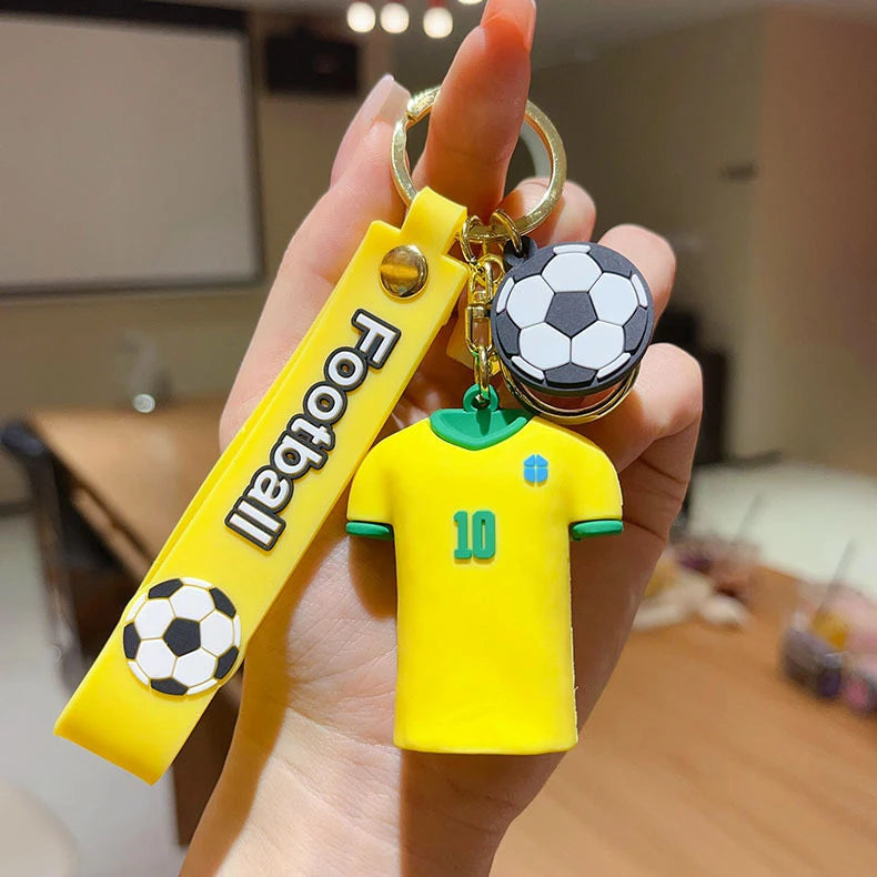 Football Keychain 2026 USA Canada Mexico Sports Pendant Soccer Match Souvenir Accessories Fan Lover Gift Bag Hanging Decoration