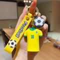 Football Keychain 2026 USA Canada Mexico Sports Pendant Soccer Match Souvenir Accessories Fan Lover Gift Bag Hanging Decoration