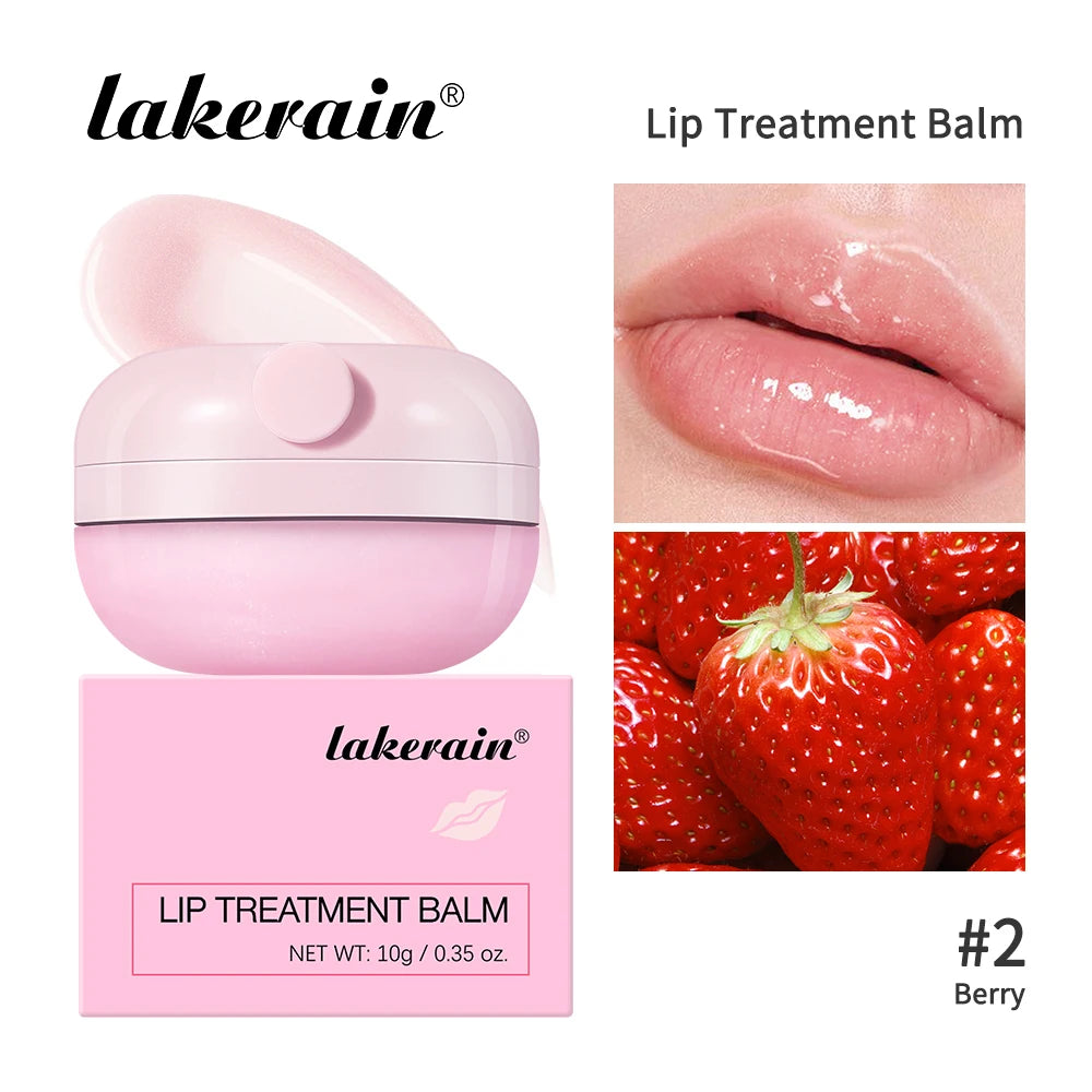 Lip Treatment Balm Hydrate Visibly Plump Lips Exfoliating Clean Moisturizer Makeup Beauty Health Care Products Skin Care Gift