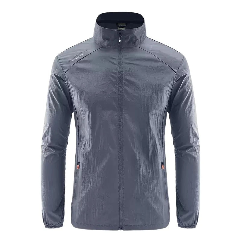 Summer Jackets Men Male Windbreaker Fishing Coats Father Ultrathin Sunscreen Jacket Youth Outerwearing Clohting Traveling Korean