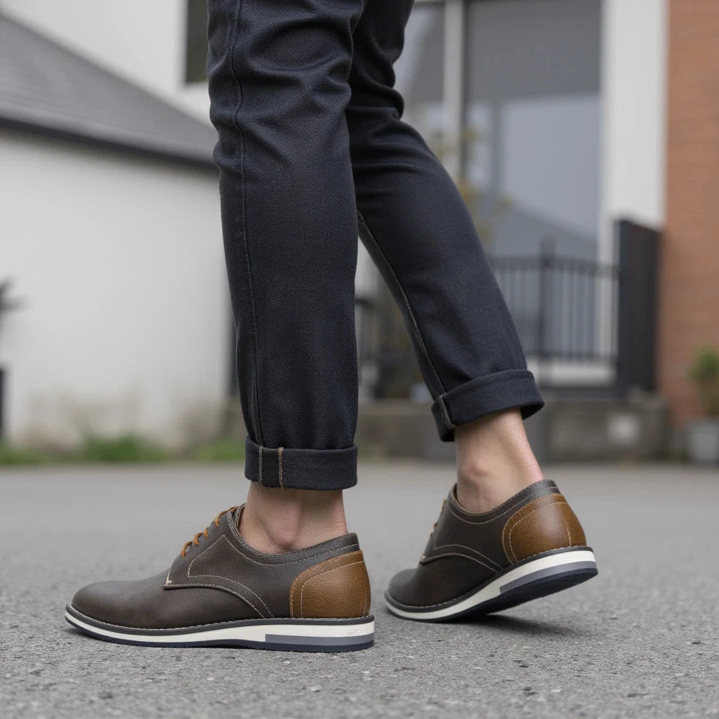 Men Shoes Comfortable Brand Fashion 2025 Leather Shoes Men #Kd4163