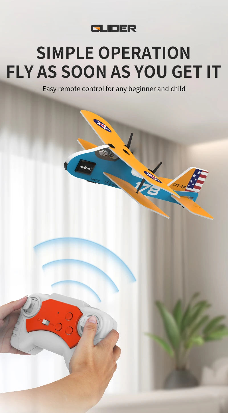 Professional RC Plane 2.4G Radio Remote Control Airplane EPP Foam Aircraft Glider Flying Model Jet Toys For Children Gifts