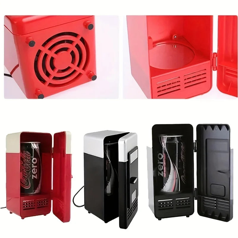 Mini Refrigerator USB Small Refrigerator Mini small Refrigerator Car Cooling And Heating Refrigerator Dual Refrigerator Computer