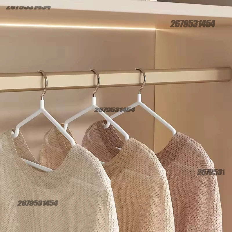 Garment Organizer Hangers Non Marking Clothes Hangers for Home Use Non Slip Drying Metal Thick Storage Bedrooms Wardrobes Adult