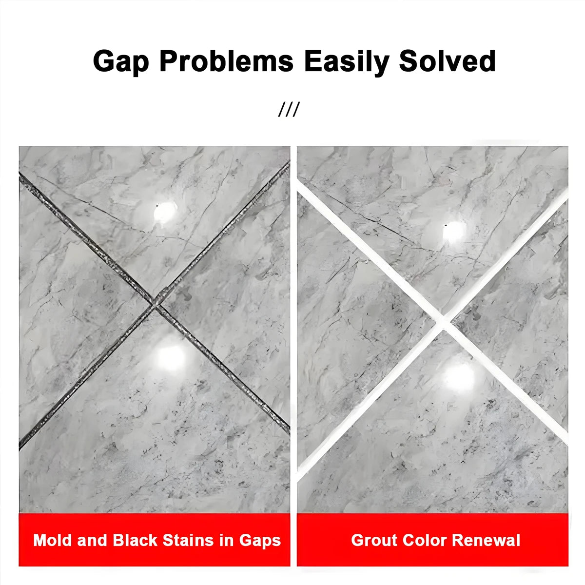 1/3 PCS DIY Grout Pen Quick Dry Home Repair Tool for Bathroom Kitchen Tiles Whitening Grout Marker to Revive Old Grout