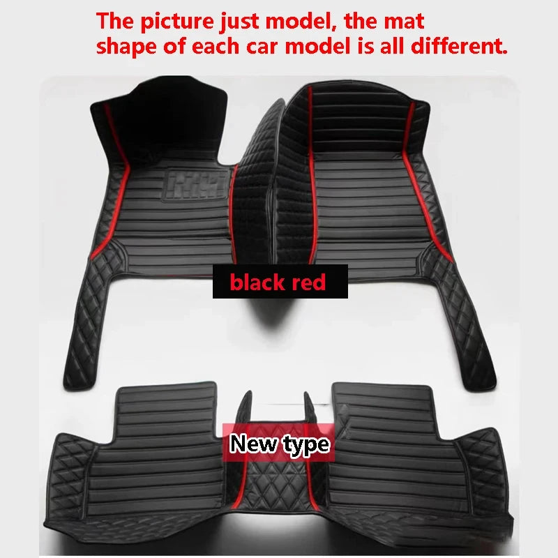 Car Mats For SEAT Cupra Ateca KH7 2016~2022 Auto Floor Rugs Protective Pad Carpets Leather Mat Interior Parts Car Accessories
