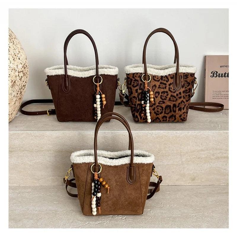 Ladies Hand Bags Made Of Sheepskin Leather Featuring Classic Denmark Casual Vintage Neat Lightweight Look
