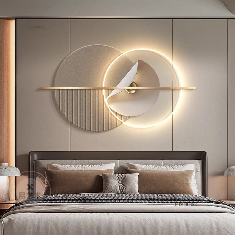 Light Luxury Wrought Iron Wall Decoration European Wall Hanging Crafts for Living Room Designer Mural Ornaments Room Decor