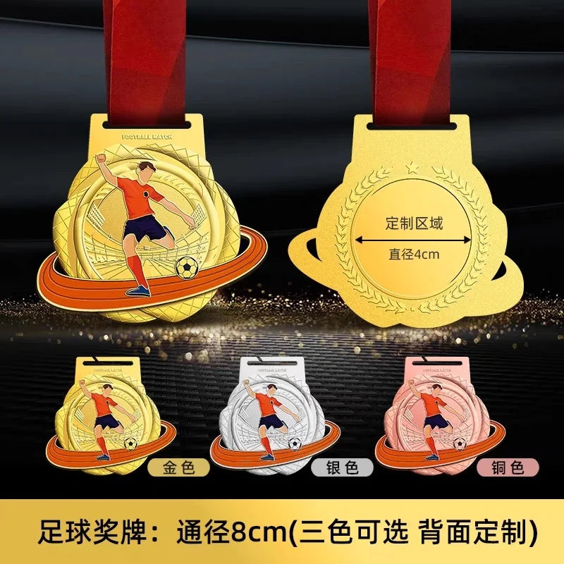 Customized MEDALS for marathon games, gold MEDALS for basketball, football, volleyball, tennis and badminton