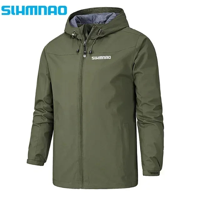 2025Waterproof Fishing Raincoat for Men, Raincoat for Cycling, Windproof Jacket, Mountaineering Clothes, Spring and Autumn Coat