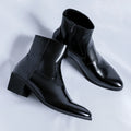 Leather Ankle Boots For Man Genuine Leather Big Size Boots High Quality Designer Casual Formal Outdoor Boots Fashion Business