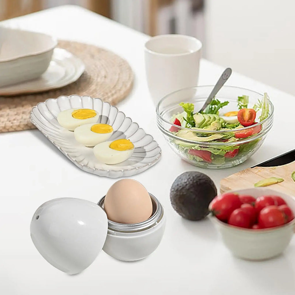 Egg Cooker For Microwave 1 Egg/4Egg Microwave Egg Cooker Maker Rapid Egg Cooker For Hard Soft Boiled Egg Egg Boiler Kitchen tool