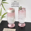 Ball Bottom Glass Juice Cup, Nordic Style Wine Glasses Cups, Creative Soda Bubbles Glass Cup,Restaurant Kitchen Tools