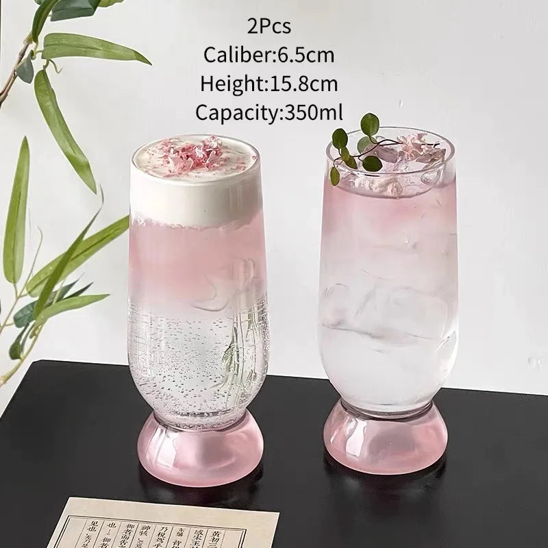 Ball Bottom Glass Juice Cup, Nordic Style Wine Glasses Cups, Creative Soda Bubbles Glass Cup,Restaurant Kitchen Tools