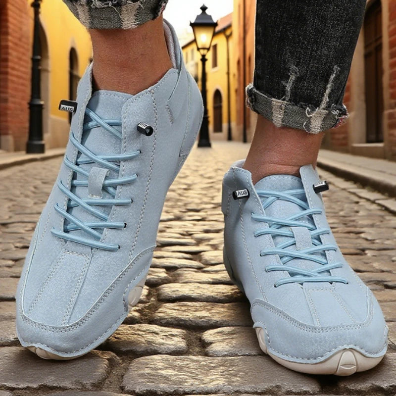 Classic Men's Loafers Comfortable Fashionable Walking Casual Flat Shoe Multifunctional High Top Design Driving Men's Bare Boots