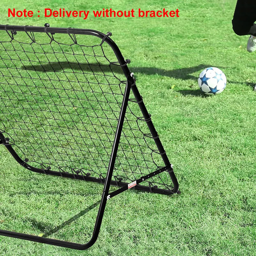 Soccer Rebounder Net with 20 Elastic Ropes Kickback Football Practice Net Target Goal Net Training Aid for Kids Teens